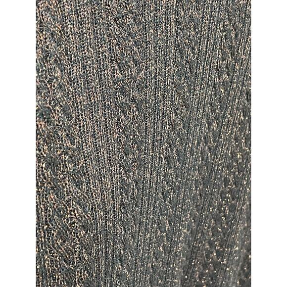 Chico's Sleeveless Ribbed Knit V Neck Tank Sweater Pullover Brown Women Size 2 M - Picture 3 of 7